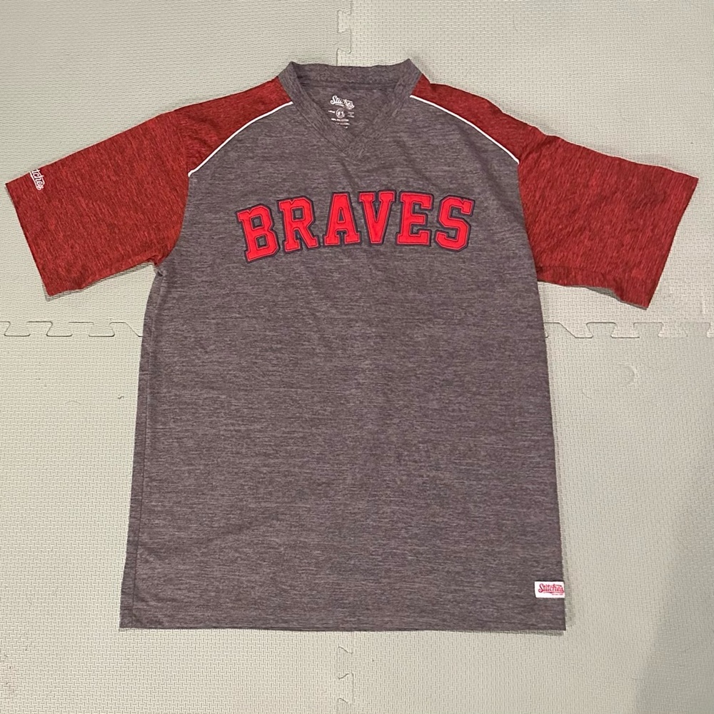 Atlanta Braves Stitches Shirt Size Large